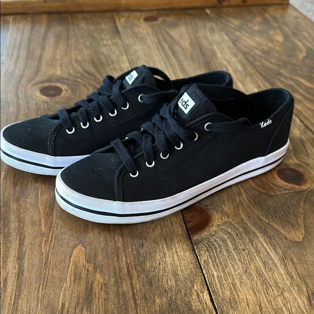 Keds Black Canvas Sneakers